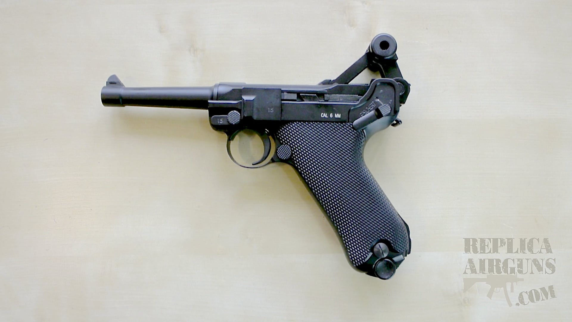 KWC P08 Luger CO2 Blowback Airsoft Pistol Table Top Review