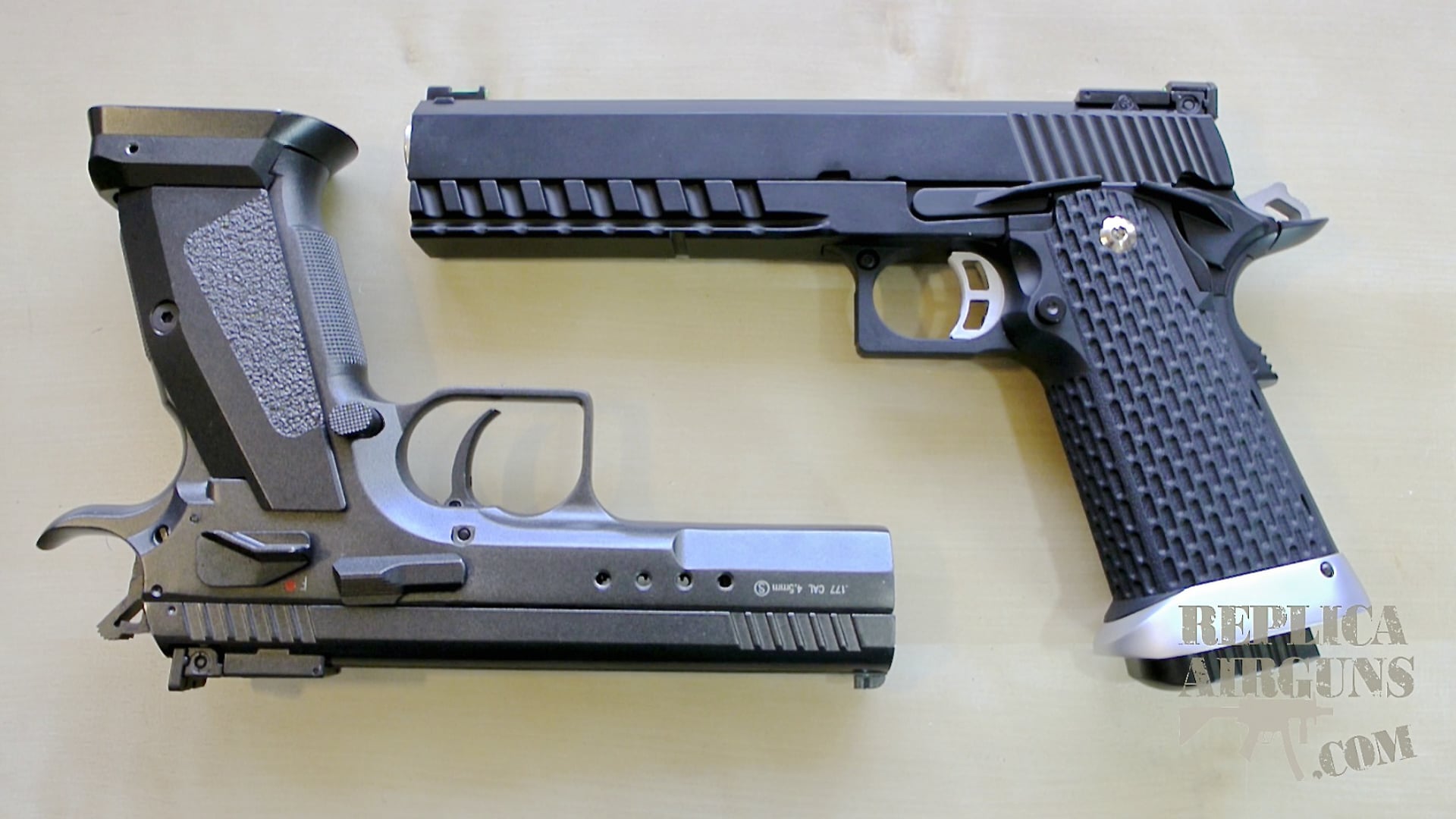 KJWorks KP-06 Airsoft and KWC Model 75 Tac BB Pistol Update Video