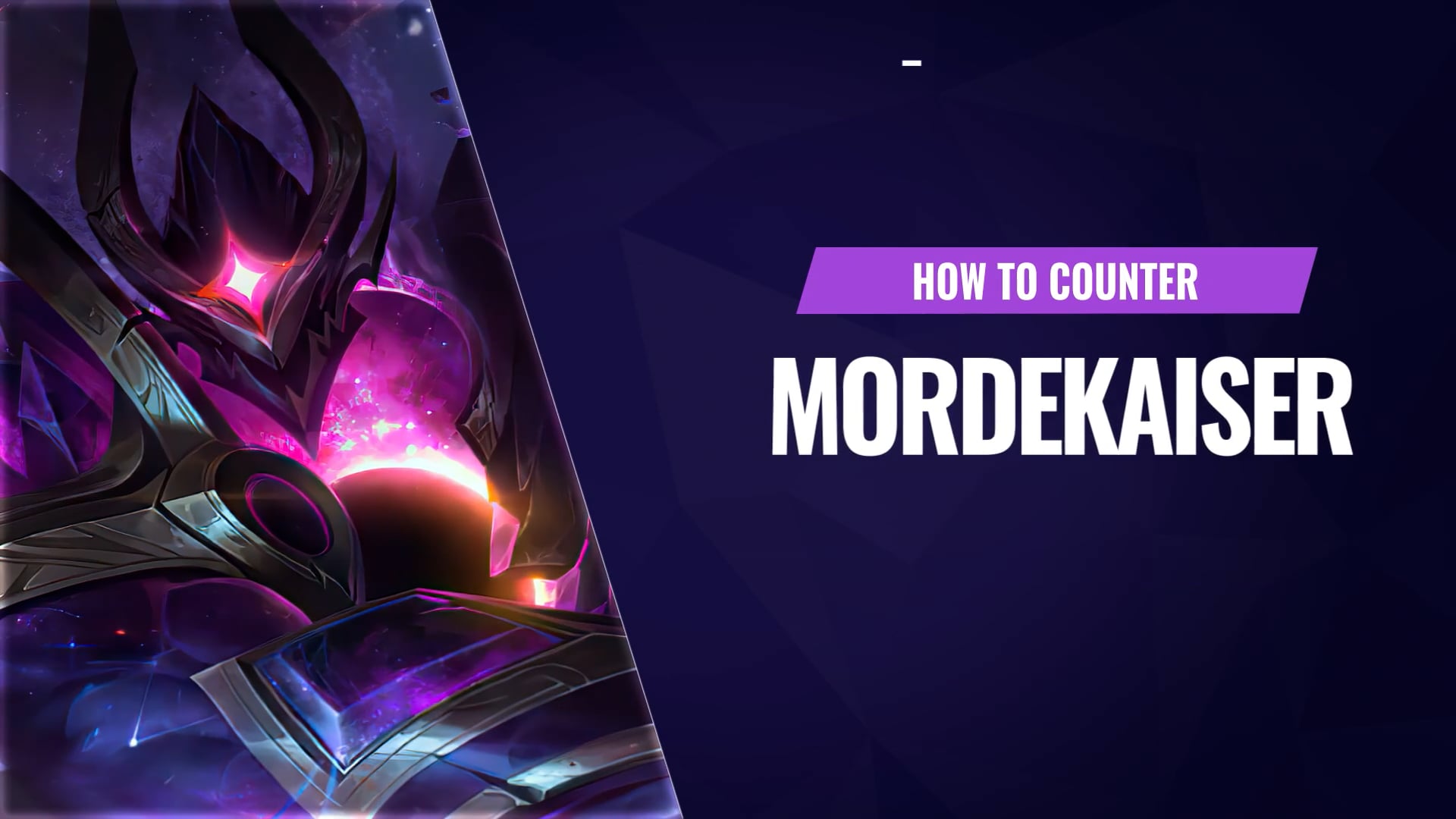 Mordekaiser Counterplay on Vimeo