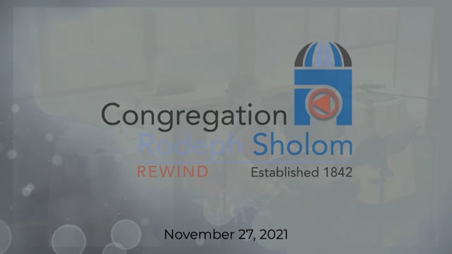 Shabbat Morning 11/27/2021