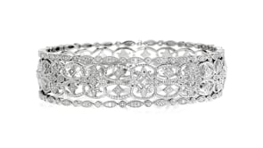 24 ct. t.w. Diamond Jewelry Set Three Bangles in Sterling Silver
