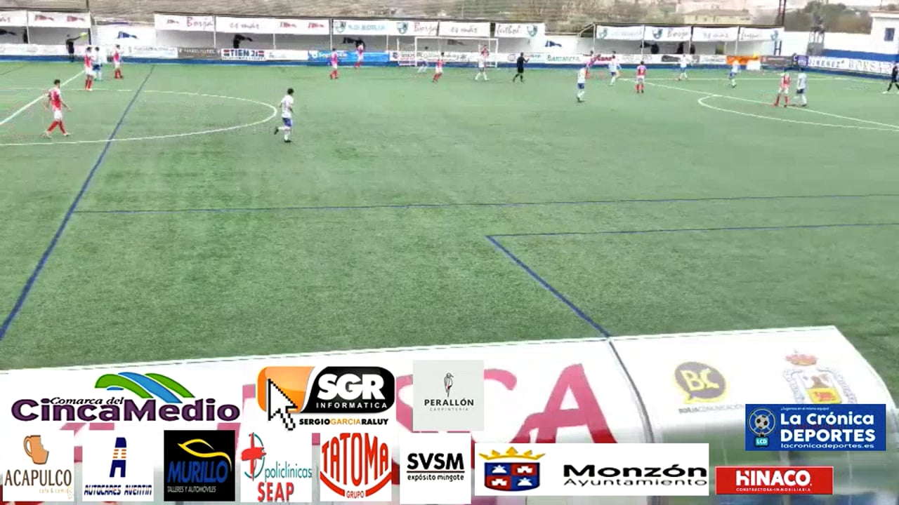 (RESUMEN y GOLES) SD Borja 0-3 AT Monzón / J 13 / 3ª División