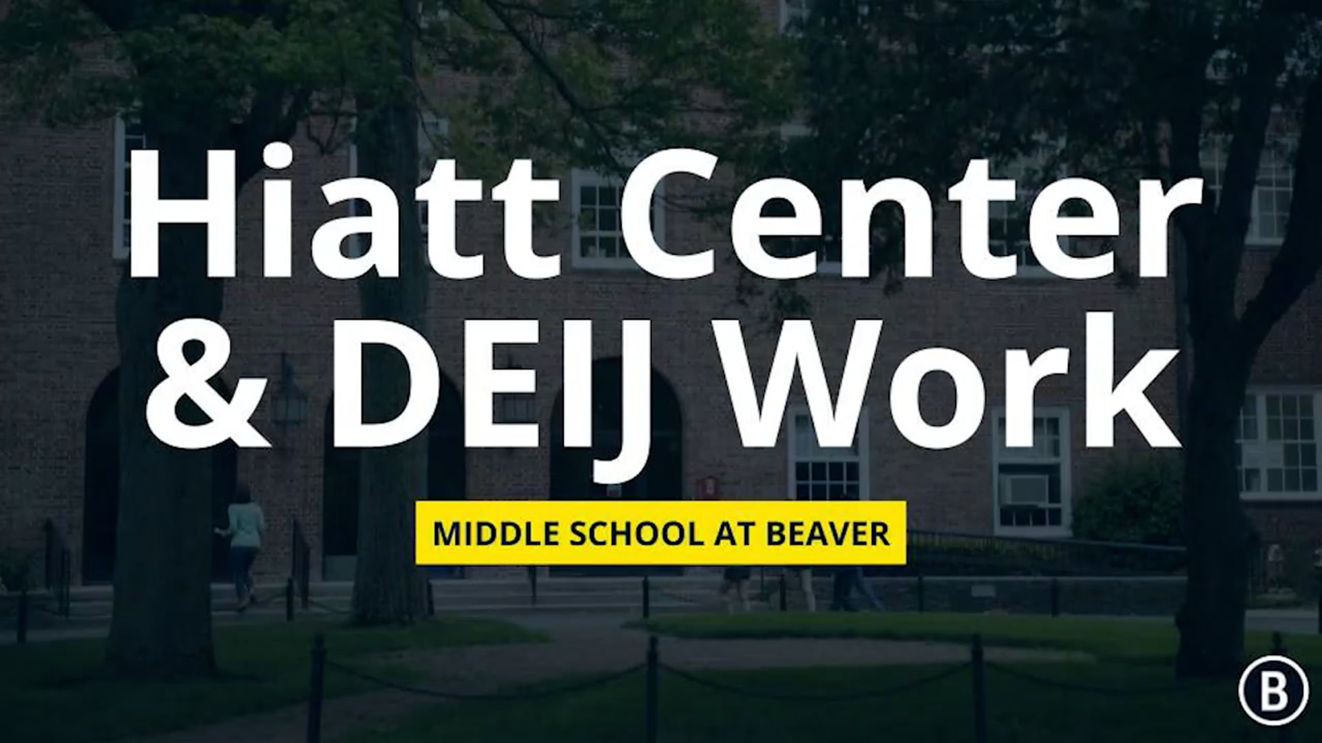 Hiatt Center & DEIJ Work