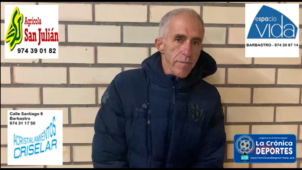 PABLO AGUILAR (Entrenador CF Graus) Belver 1-5 Graus / J12 / 1ª Regional Gr2