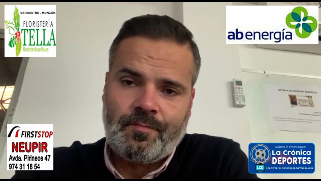 MOISÉS GUTIÉRREZ (Entrenador Sariñena) Sariñena 2-1 Fraga / J12 / Preferente Gr1