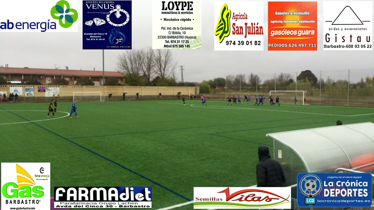 (RESUMEN y GOLES) CF Épila 0-1 UD Barbastro / Jornada 13 / 3ª División