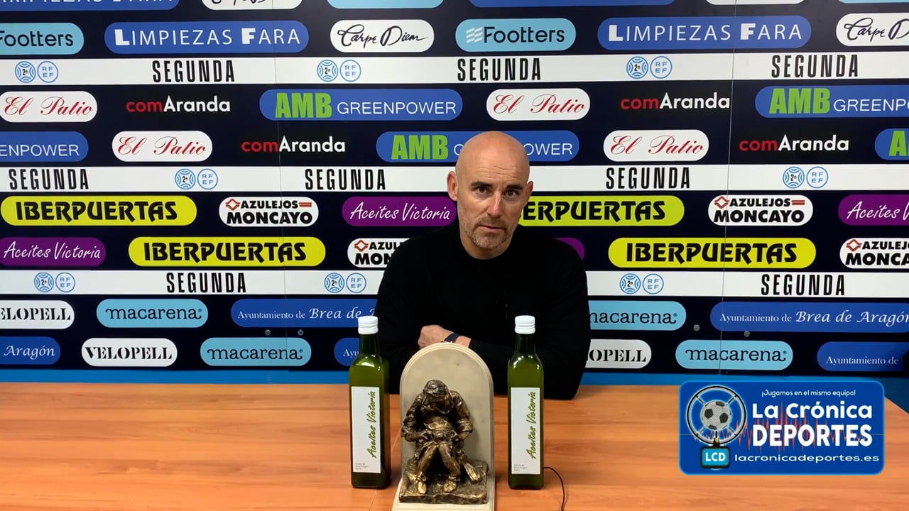 DANI MARTÍNEZ (Entrenador Brea) CD Brea 2-0 SD Tarazona / J 13 / 2ª RFEF - Grupo 3 / Fuente YouTube CD Brea