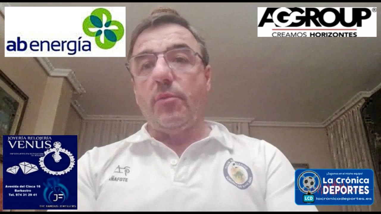 MANOLO CARRASCO (Entrenador La Almunia) La Almunia 1-0 Peñas Oscenses / J12 / Preferente Gr1