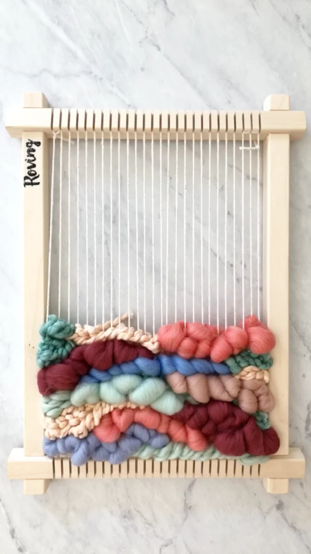 6 Ways to Weave with Wool Roving