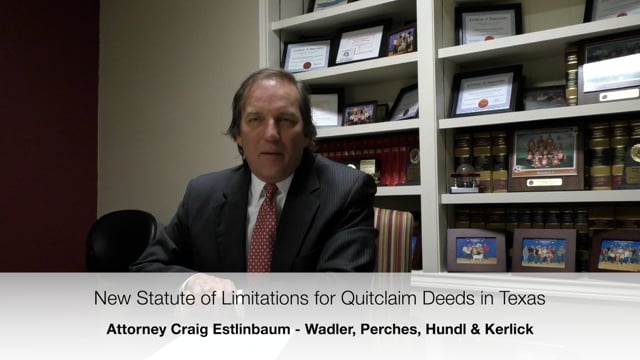 Recent Changes to Quitclaim Deeds in Texas