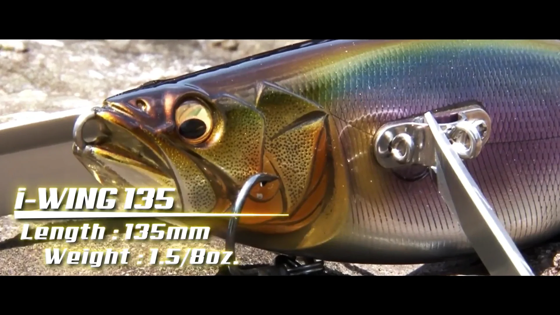 Megabass i-WING 135 Winged Topwater Bass, Musky, & Murray