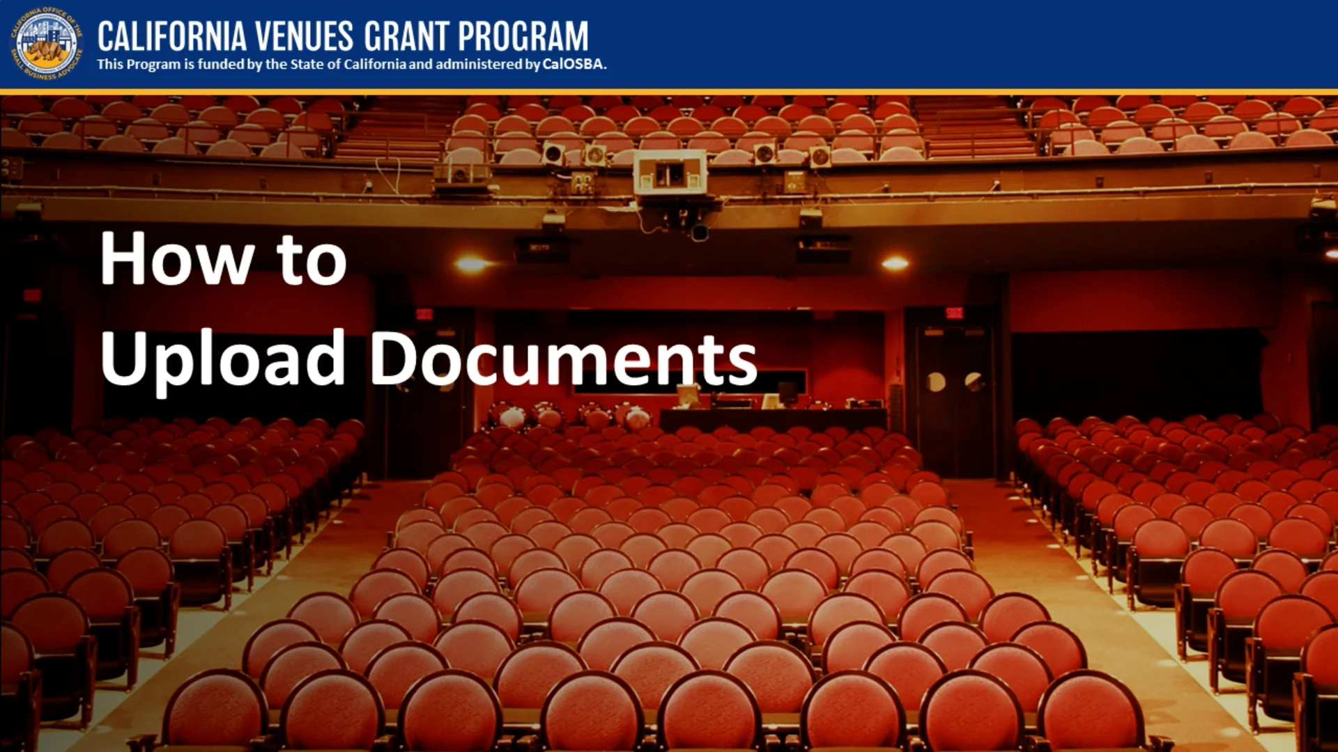 Videos On-Demand - California Venue Program