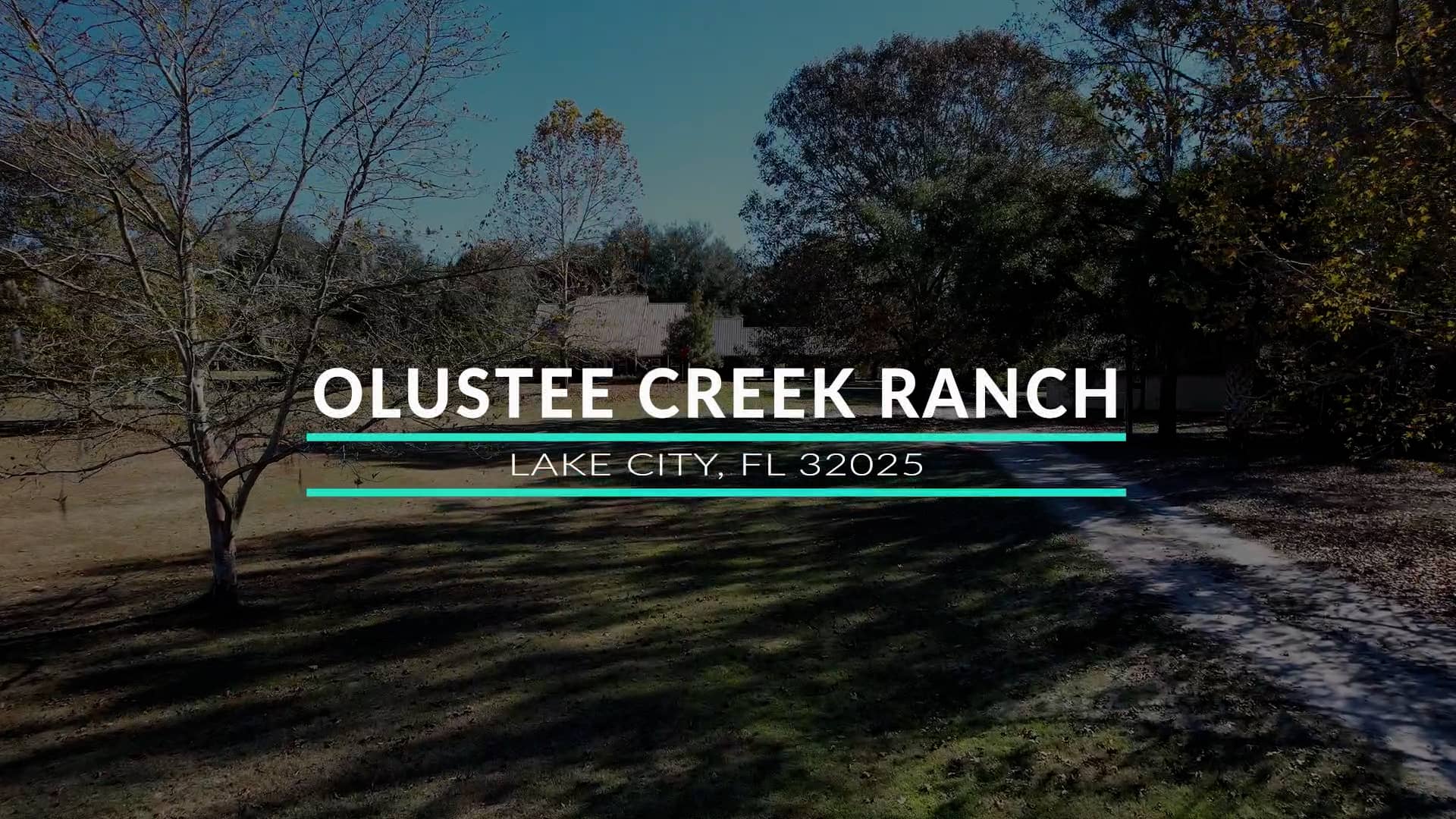 Olustee Creek Ranch, Lake City, FL 32025 on Vimeo