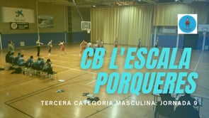 Resum CB l'Escala 81 - 66 Porqueres