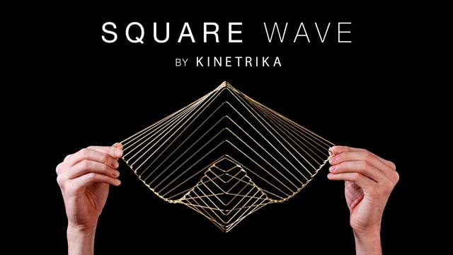 Square Wave // Limited Edition 24K Gold Plated + Matching Stand video thumbnail