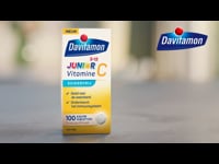 Davitamon Junior 3-12 Vitamine C Kauwtabletten Sinaasappel 100KTB 0