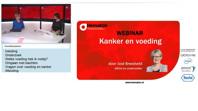 Webinar Kanker en voeding
