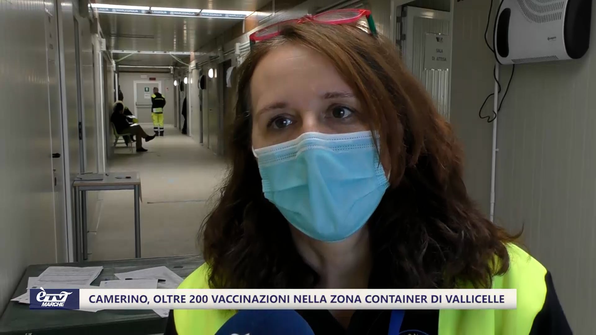 Camerino, oltre 200 vaccinazioni nella zona container di Vallicelle