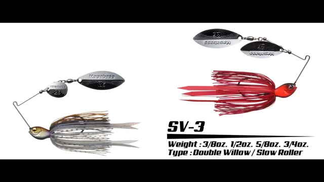 Spinnerbait SV-3 3/8 DOUBLE WILLOW - MEGABASS - Pecheur-Online