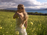 Ivory and Stone // Margarite Gown // Flowers