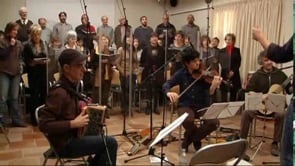 Enregistrament del primer disc del Cor Indika