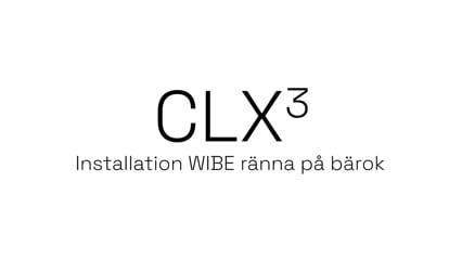 CLX3 upphängningssystem för snabb installation