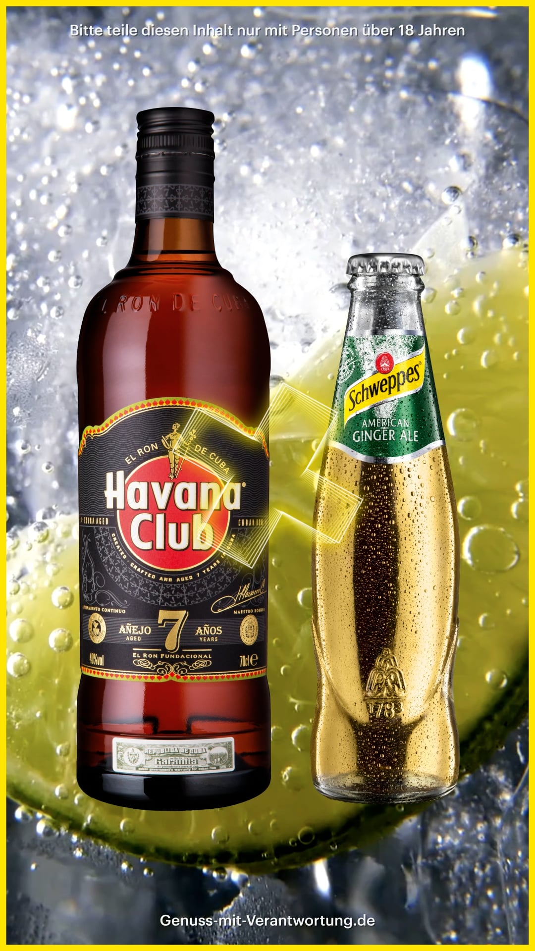 Schweppes Ginger Ale x Havana Club