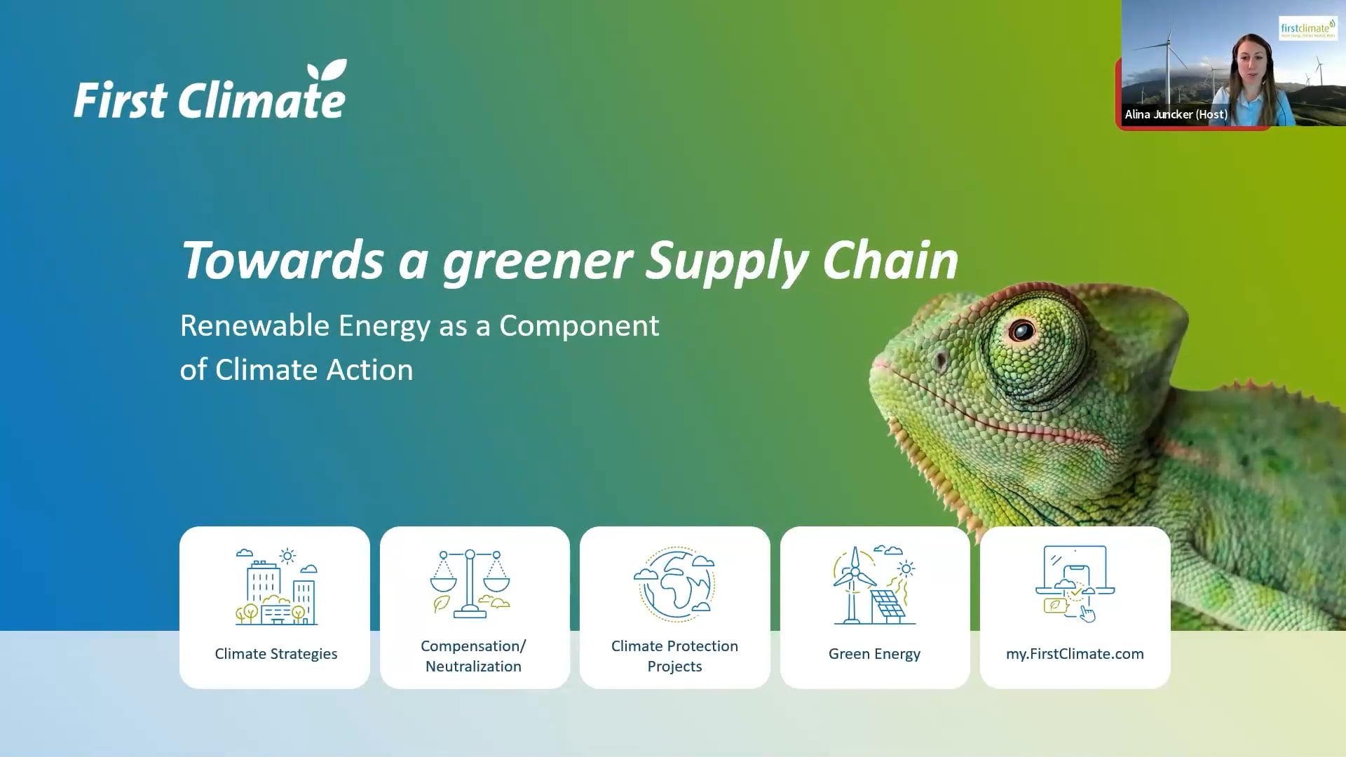 Webinar: Towards a Greener Supply Chain