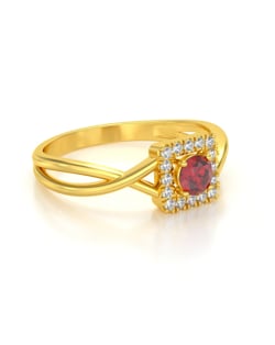 Video: Gold Ruby Diamonds Ring