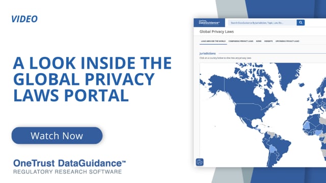 DataGuidance Global Privacy Law