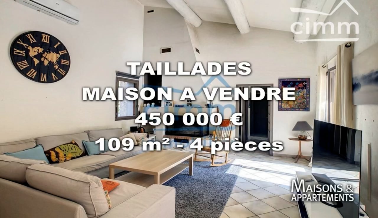 TAILLADES - MAISON A VENDRE - 450 000 € - 109 M² - 4 Pièce(s) On Vimeo