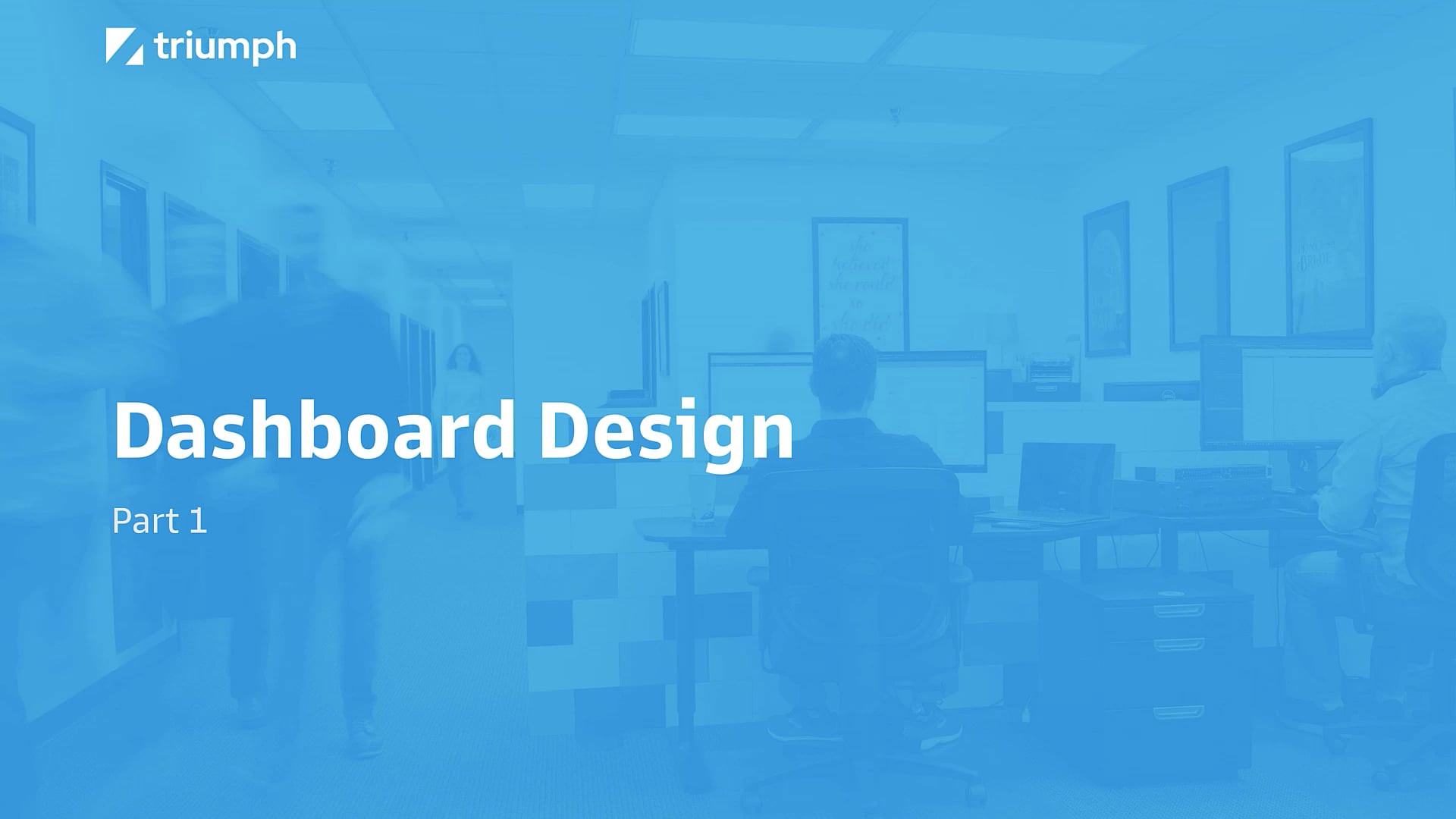 Dashboard Design - Part 1