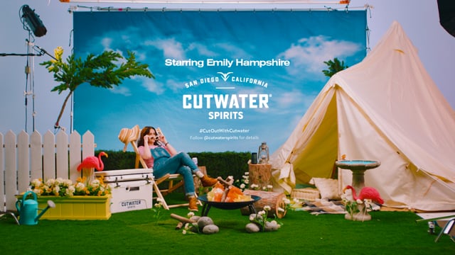 CUTWATER Superbowl Backyard Escape (Ft. Emily Hampshire) on Vimeo