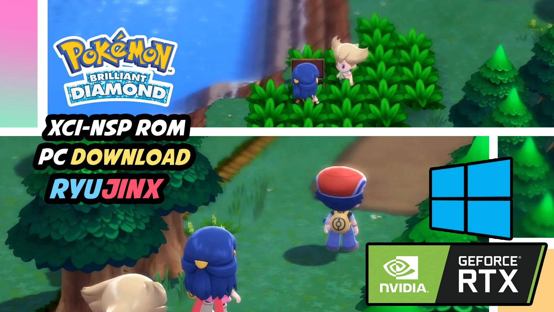 NEW]How to play POKEMON Brilliant Diamond on PC 🖥️ (NSP ROM DOWNLOAD)  Guide 2022 - BiliBili