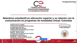 Abandono estudiantil en educación superior y su relación con la comunicación en programas de modalidad virtual: Colombia