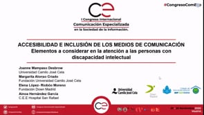 Accesibilidad e inclusión de los medios de comunicación. Elementos a considerar en la atención a las personas con discapacidad intelectual