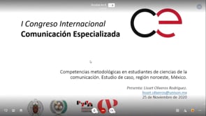 Competencias metodológicas en estudiantes de ciencias de la comunicación. Estudio de caso, Región Noroeste, México