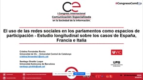 El uso de las redes sociales en los parlamentos como espacios de participación. Estudio longitudinal sobre los casos de España, Francia e Italia