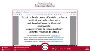 Estudio sobre la percepción de la confianza institucional de la población y su interrelación con la identidad nacionalista, las preferencias de índole política y distintos modelos de estado.