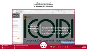 Los estudios de posgrado en comunicación de moda en el ámbito universitario español