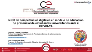 Nivel de competencias digitales en modelo de educación no presencial de estudiantes universitarios ante el COVID-19