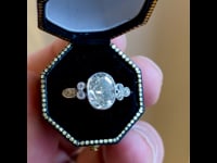 Diamond, Platinum Ring 12832-5043