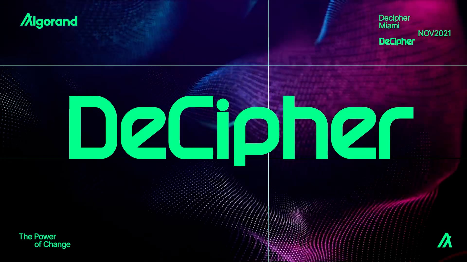 Algorand Decipher | Paul Riegel on Vimeo