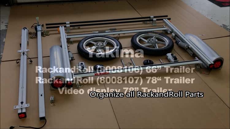 Yakima rack and discount roll 66 trailer