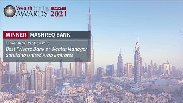WealthBriefing MENA Awards 2021 - Mashreq Bank placholder image
