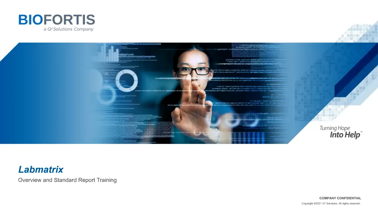 Labmatrix: Overview and Report Training on Vimeo
