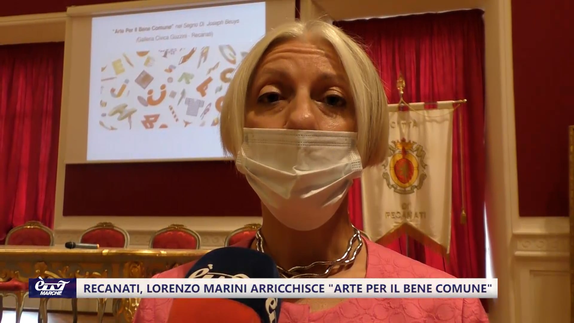 Recanati, Lorenzo Marini arricchisce “Arte per il Bene Comune”
