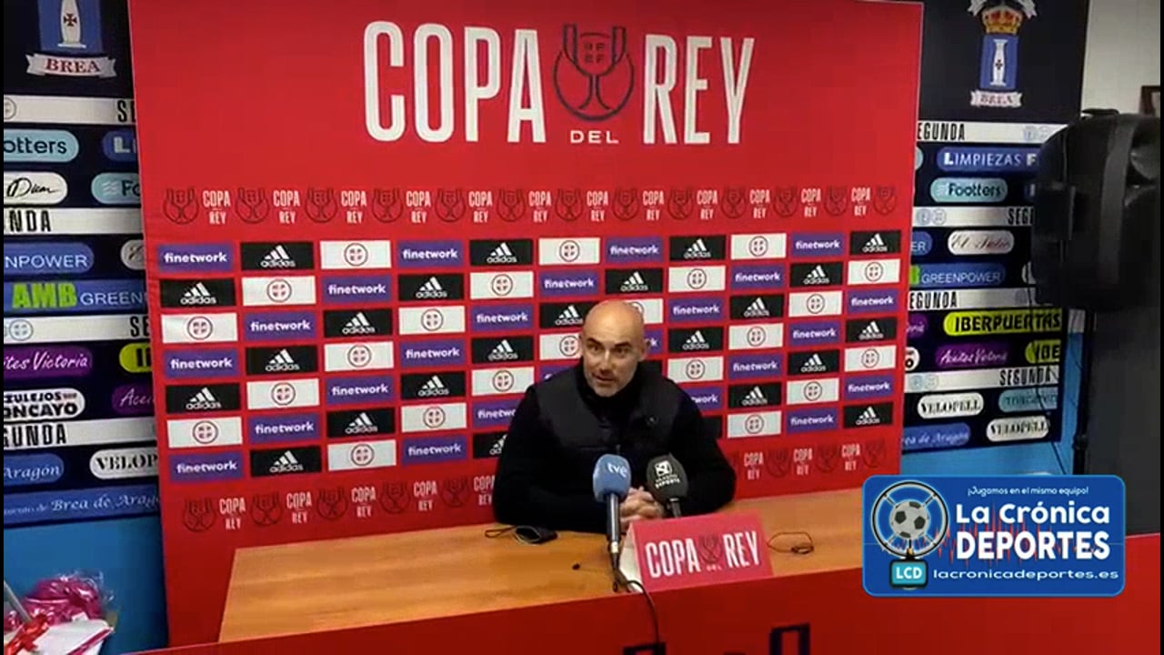 DANI MARTÍNEZ (Entrenador Brea) COPA DEL REY / CD Brea 0-2 UD Ibiza / Fuente YouTube CD Brea
