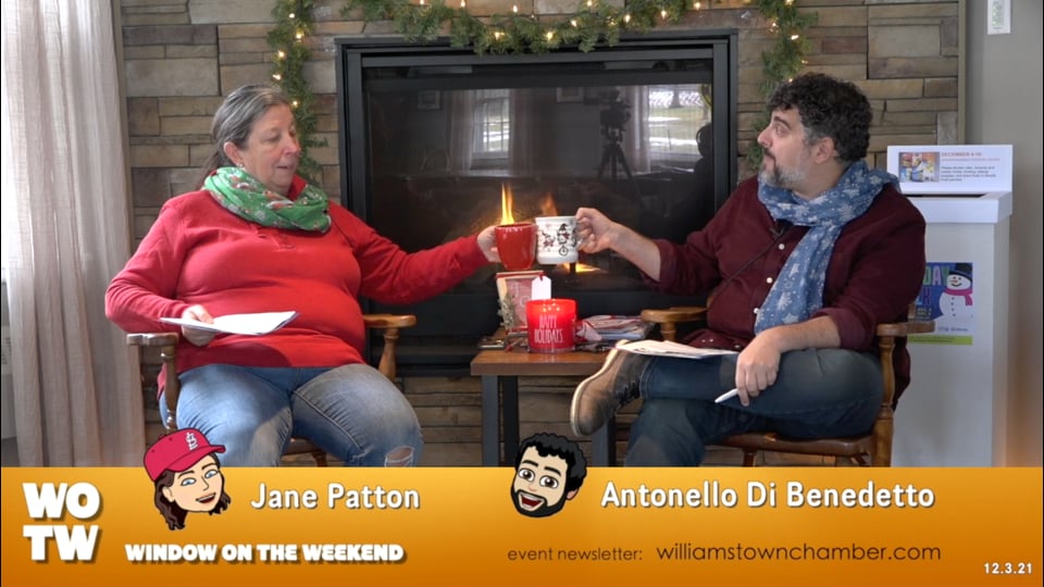 Window on the Weekend with Antonello and Jane 12.3.21