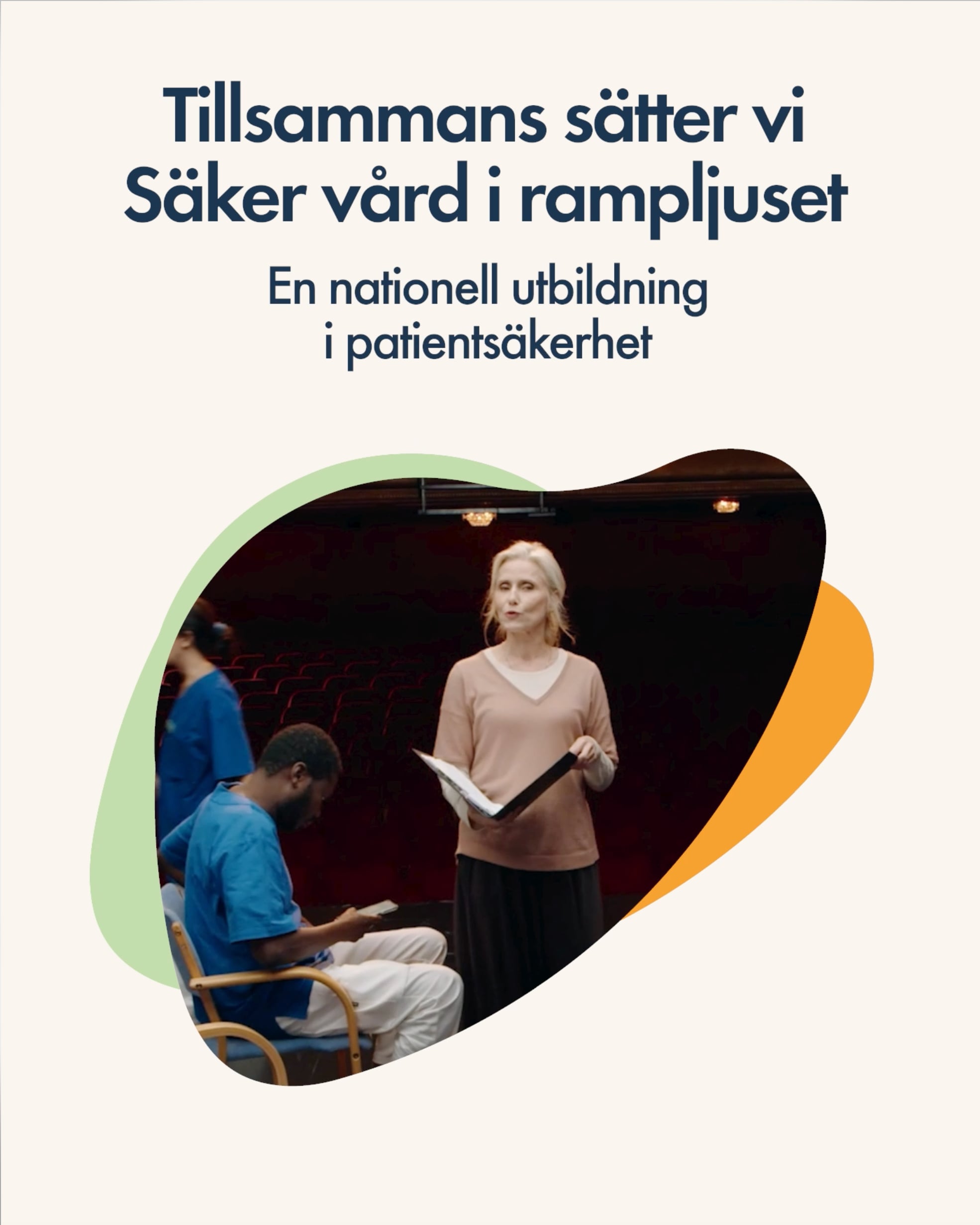 Trailer Säker vård – nationell utbildning i patientsäkerhet